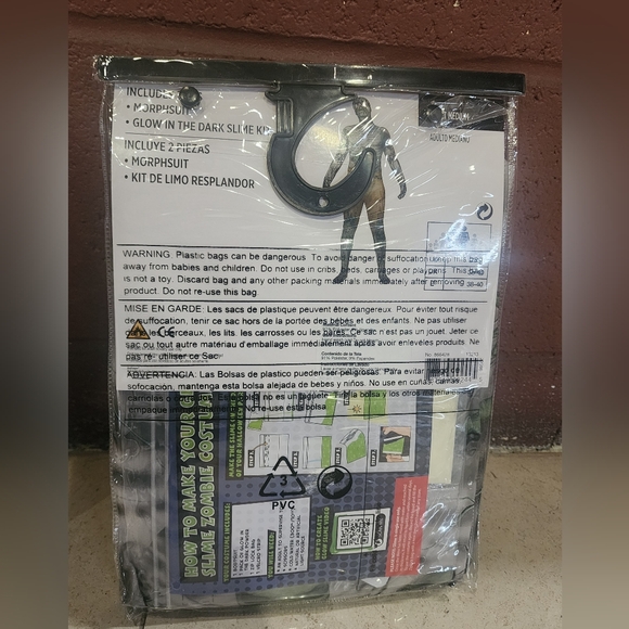 Zombie Dead Monster Adult Men Halloween Costume Size Medium NEW With Slime Kit - Picture 3 of 6